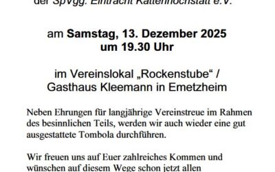 Einladung zur Weihnachtsfeier!